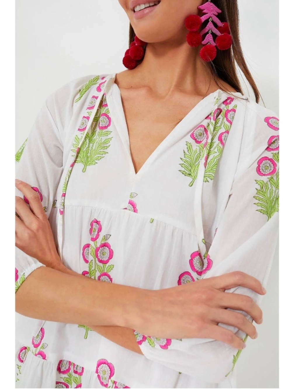 NEW SZ Blockprints x Tuckernuck Priya dress/coverup. S. NWT - Picture 6 of 10